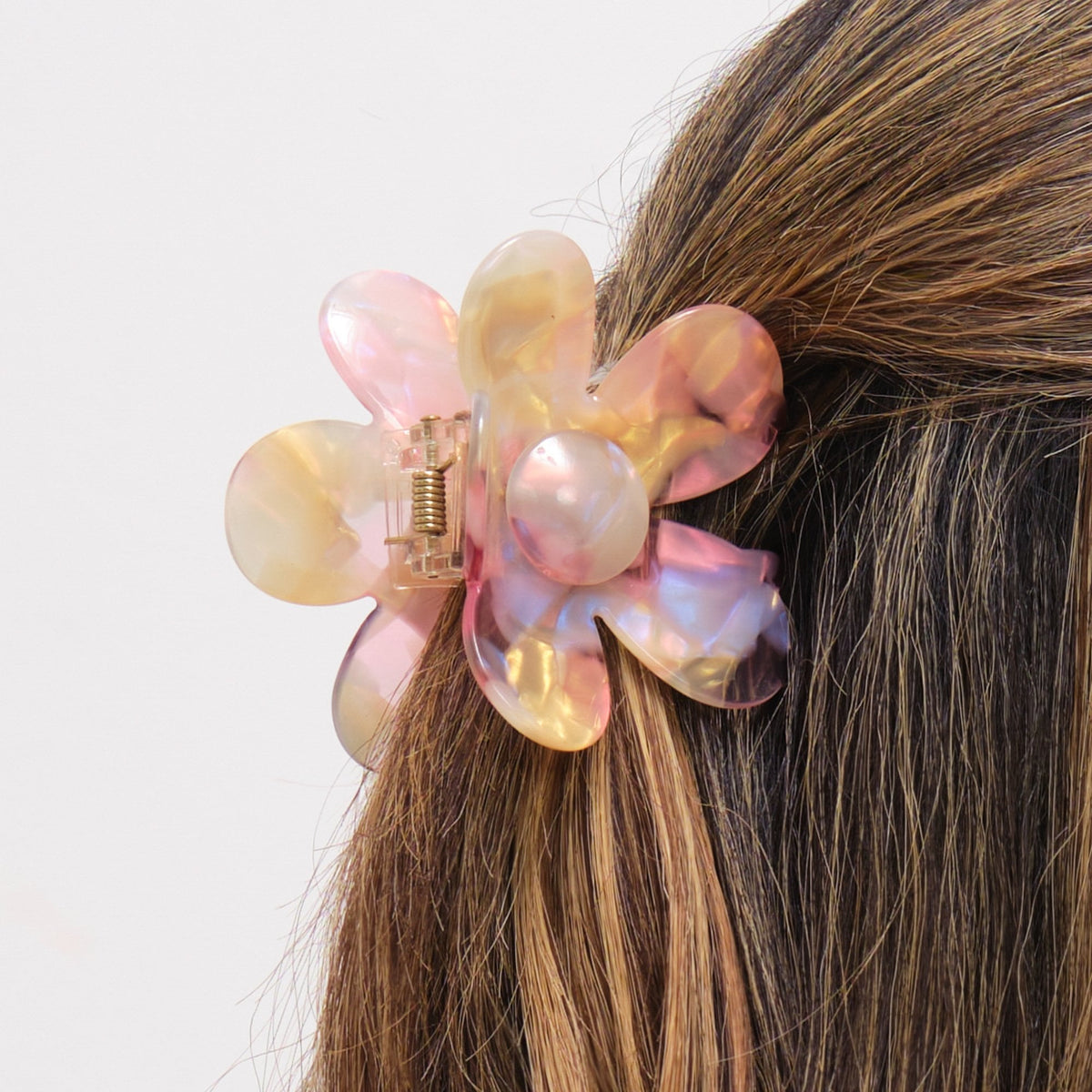 Mood Pastel Floral Claw Clip