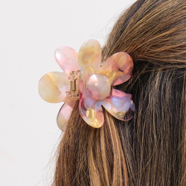 Mood Pastel Floral Claw Clip