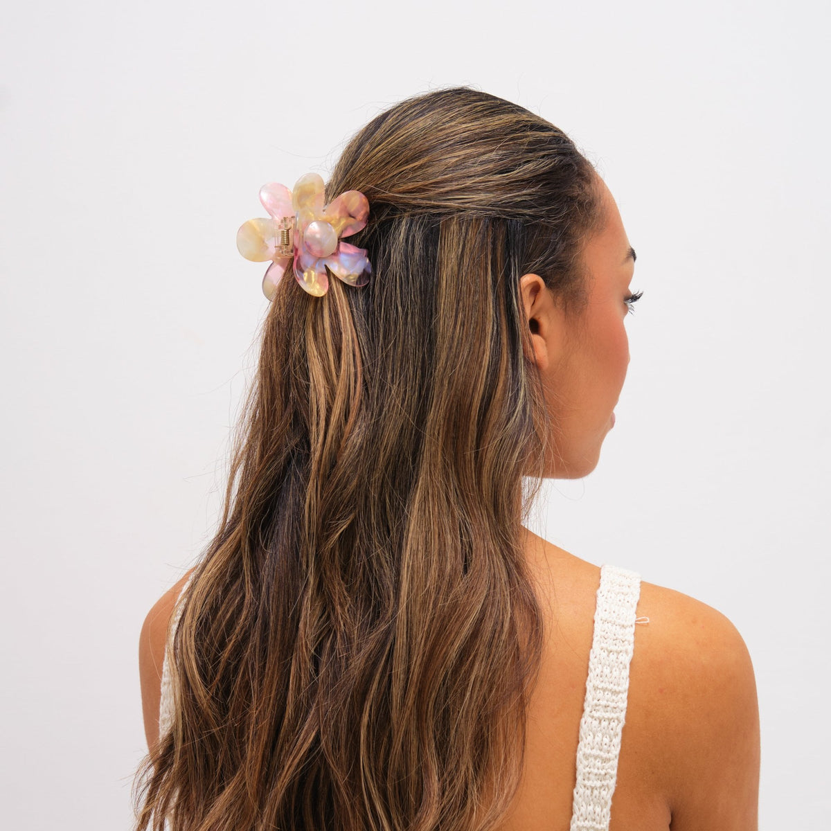 Mood Pastel Floral Claw Clip