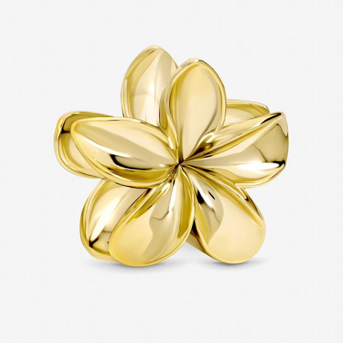 Mood Gold Floral Claw Clip