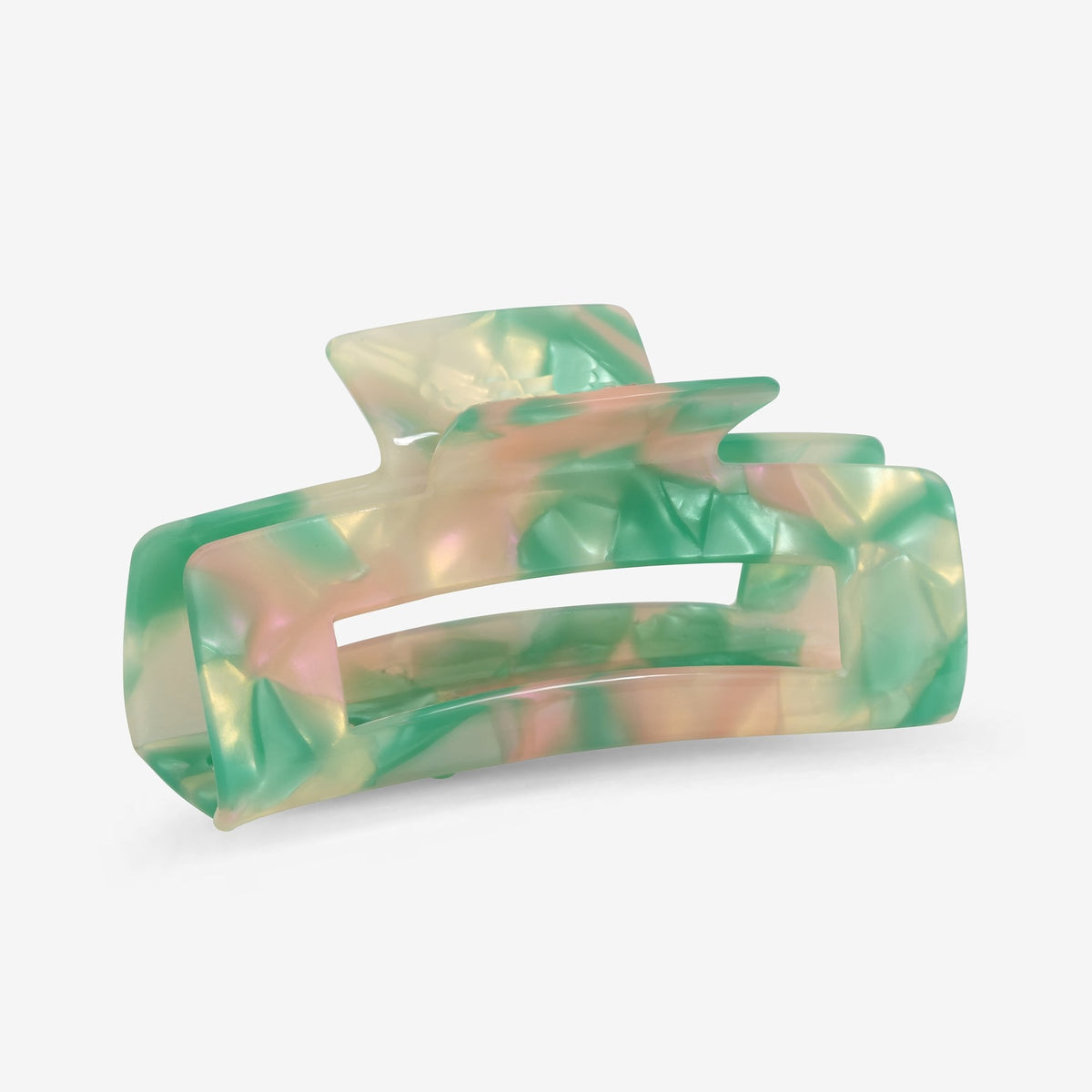 Mood Green Pastel Resin Claw Clip