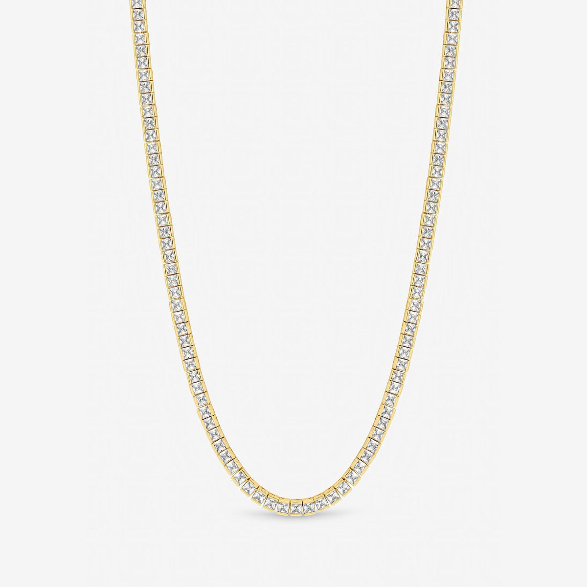 Jon Richard Gold Plated Luxe Tennis Necklace
