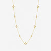 Jon Richard Gold Plated Cubic Zirconia Bezel Neckwear