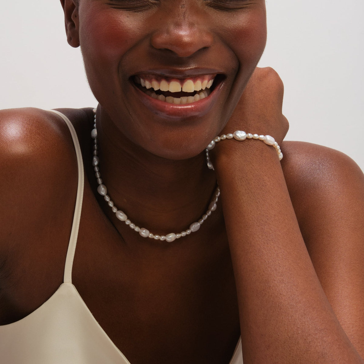 Jon Richard Real Freshwater Pearl Bracelet