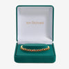 Jon Richard Gold Plated Cubic Zirconia Red Heart Tennis Bracelet