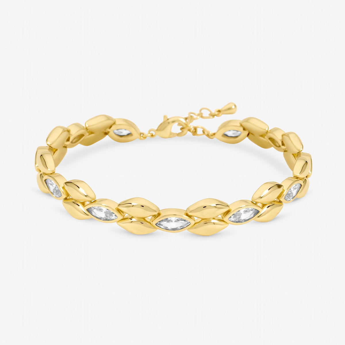 Jon Richard Gold Plated and Crystal Bracelet
