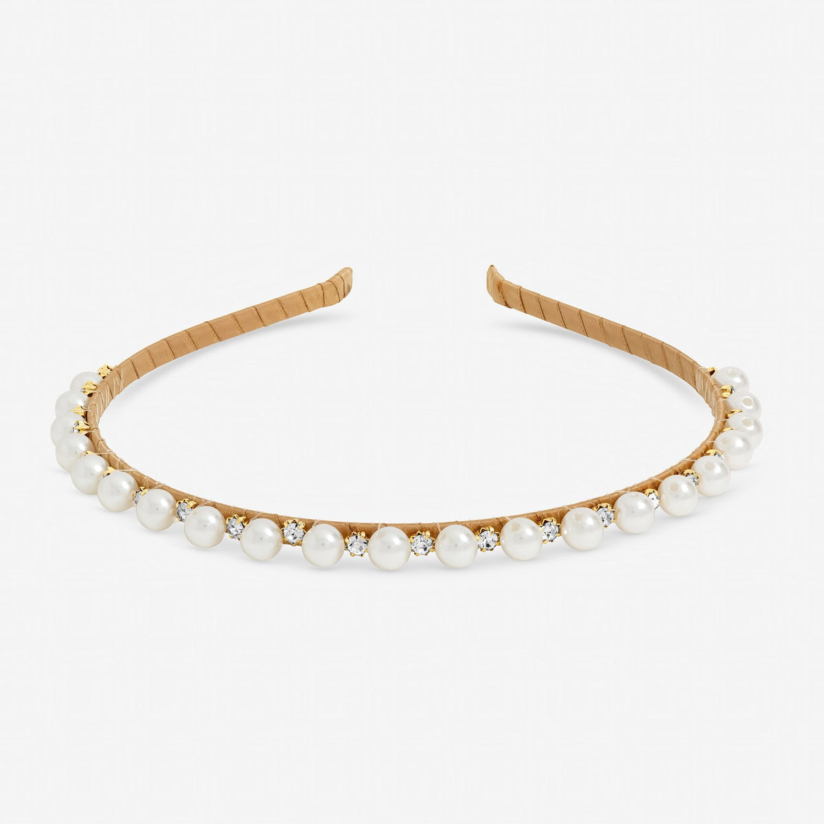Jon Richard Gold Plated Pearl and Crystal Headband