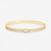 Jon Richard Gold Plated Crystal and Pave Stone Bangle