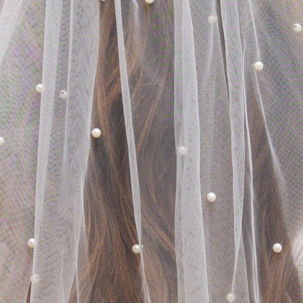 Jon Richard Short Pearl Veil