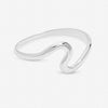 Jon Richard Silver Plated Polished Swirl Bangle