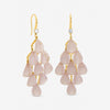 Jon Richard Gold Plated and Purple Droplet Earrings