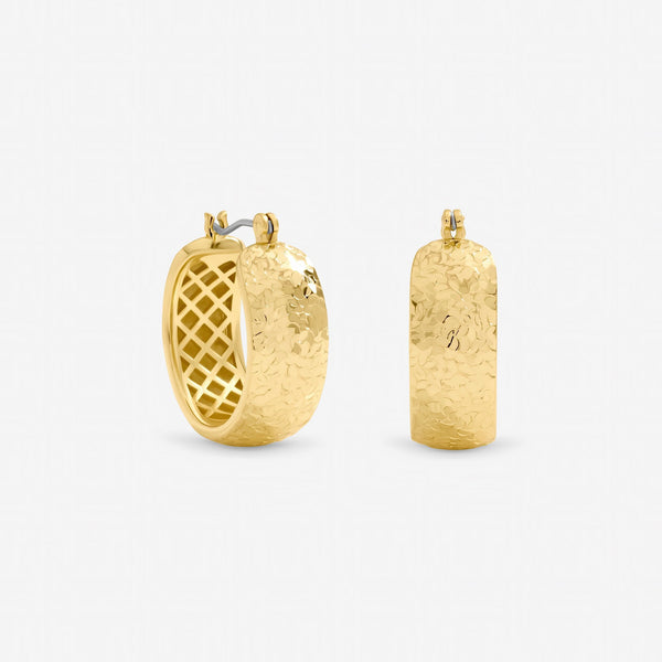 Jon Richard Textured Large Hoop Earrings