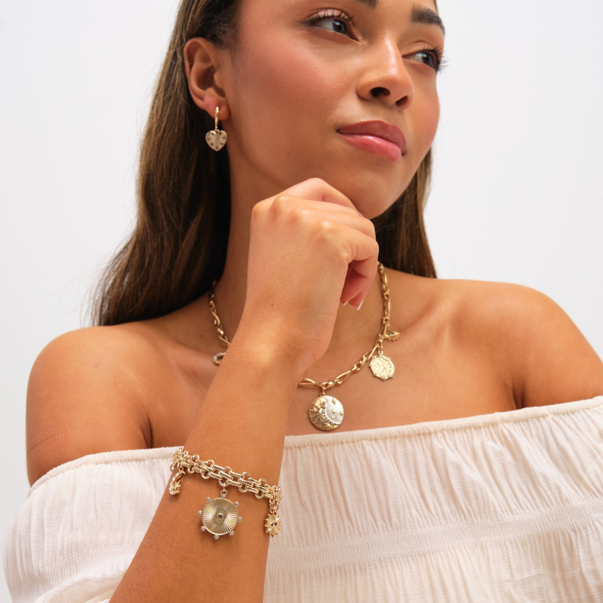 Mood Gold Plated Celestial Charm Bracelet