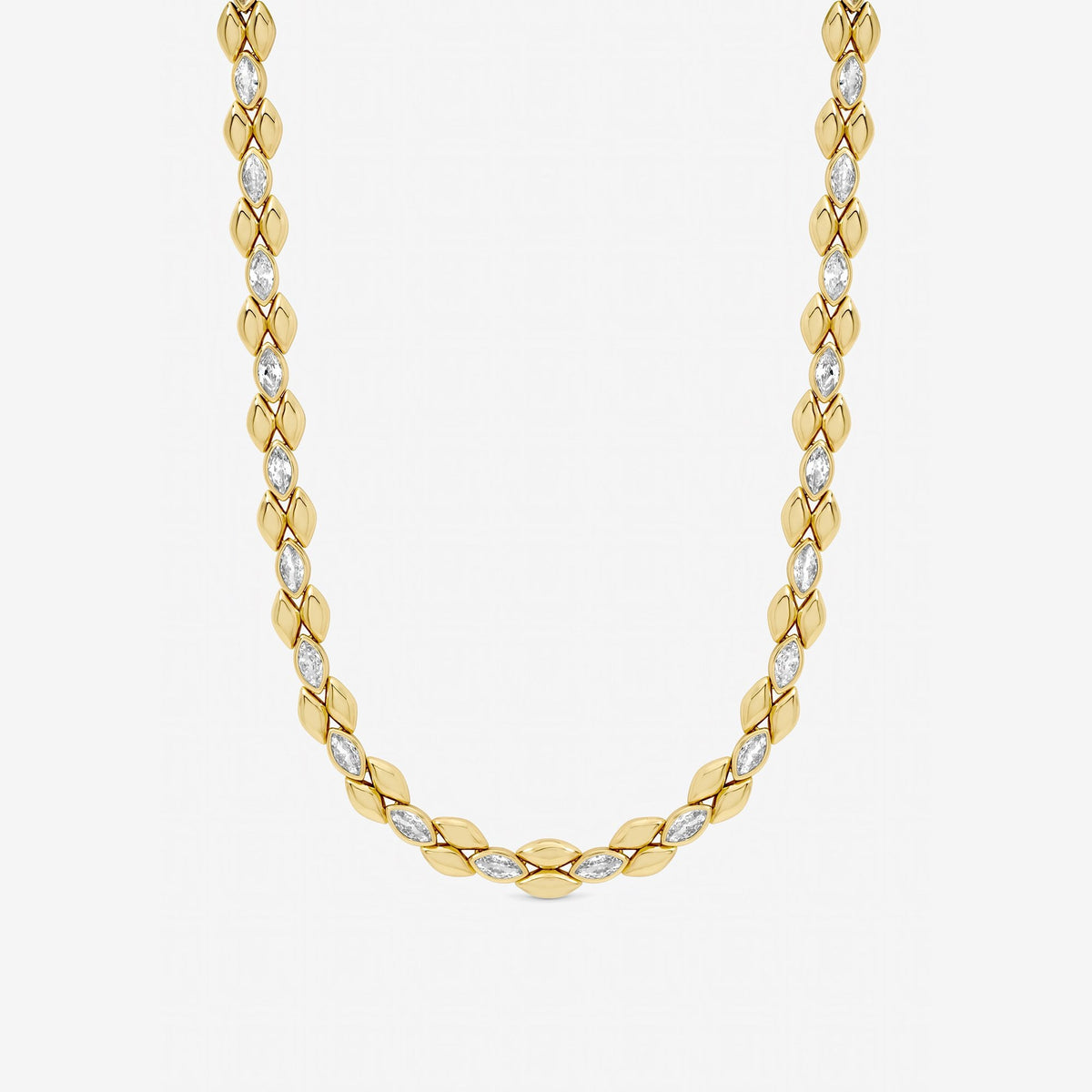 Jon Richard Gold Plated and Crystal Necklace