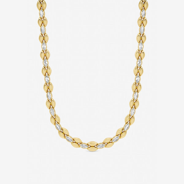 Jon Richard Gold Plated and Crystal Necklace