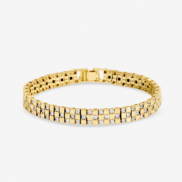 Jon Richard Gold Plated and Crystal Bracelet