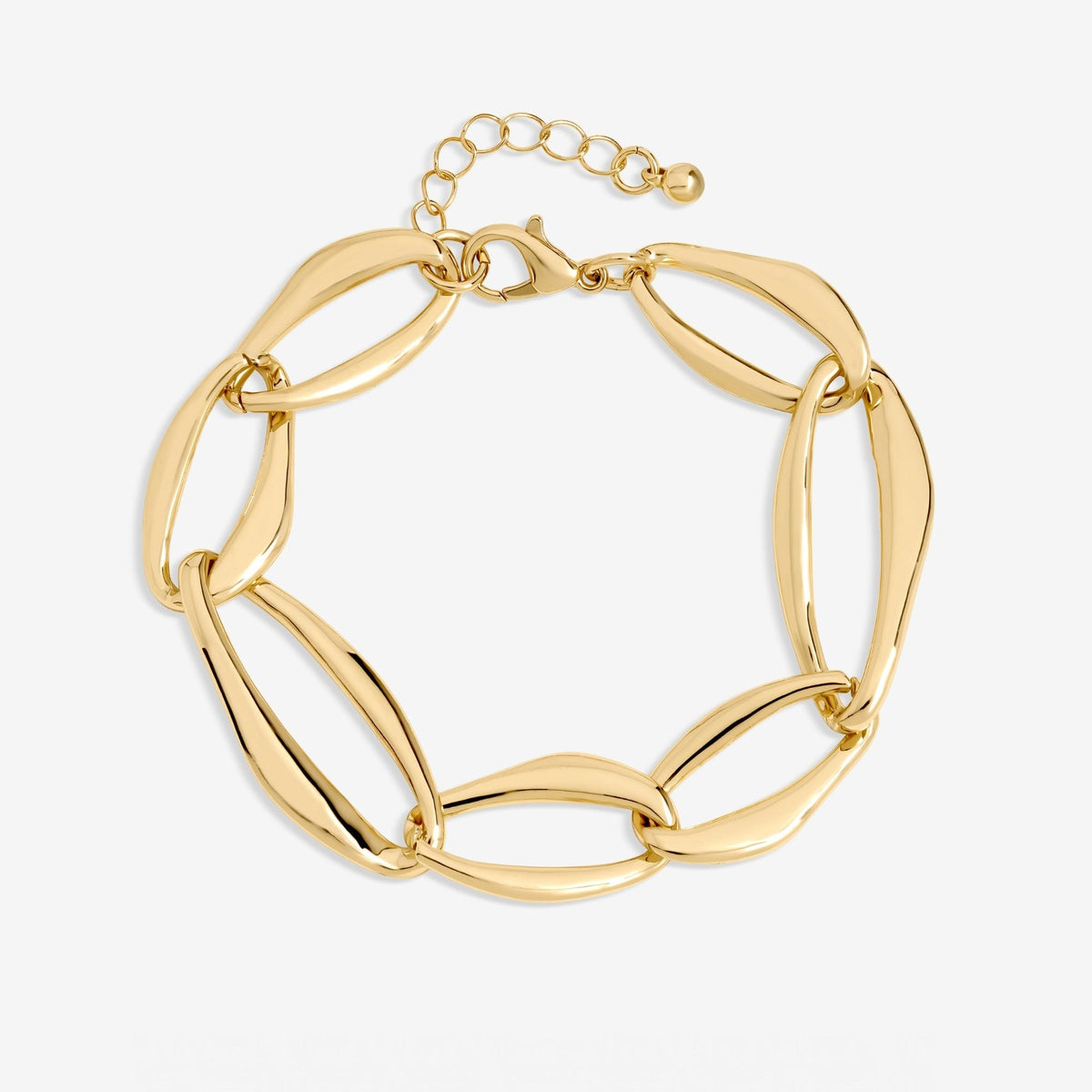 Mood Gold Plated Large Link Chain Bracelet
