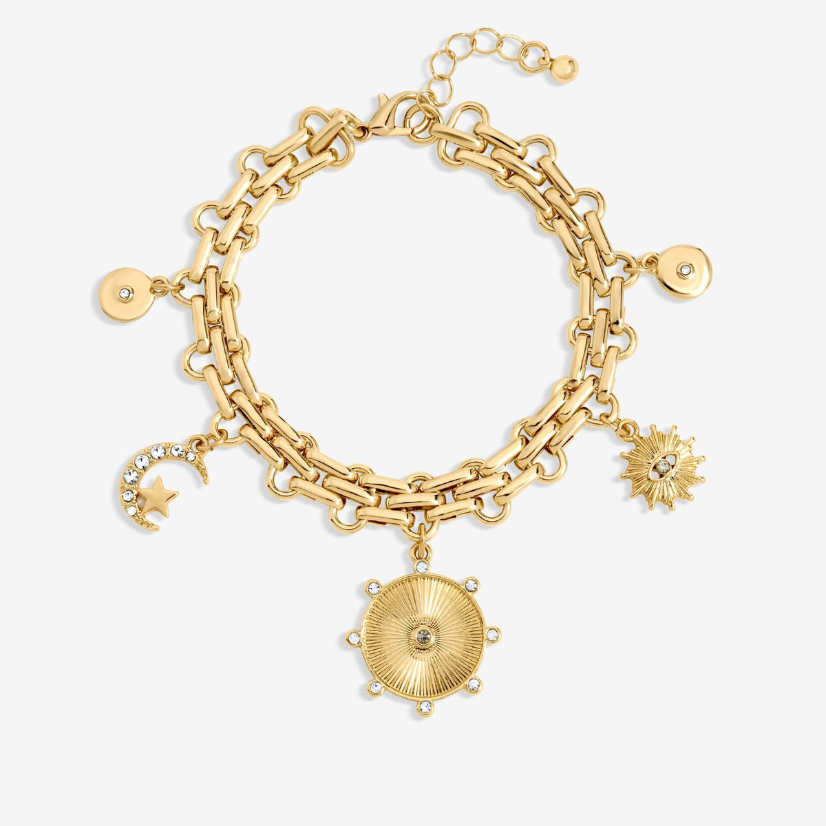 Mood Gold Plated Celestial Charm Bracelet