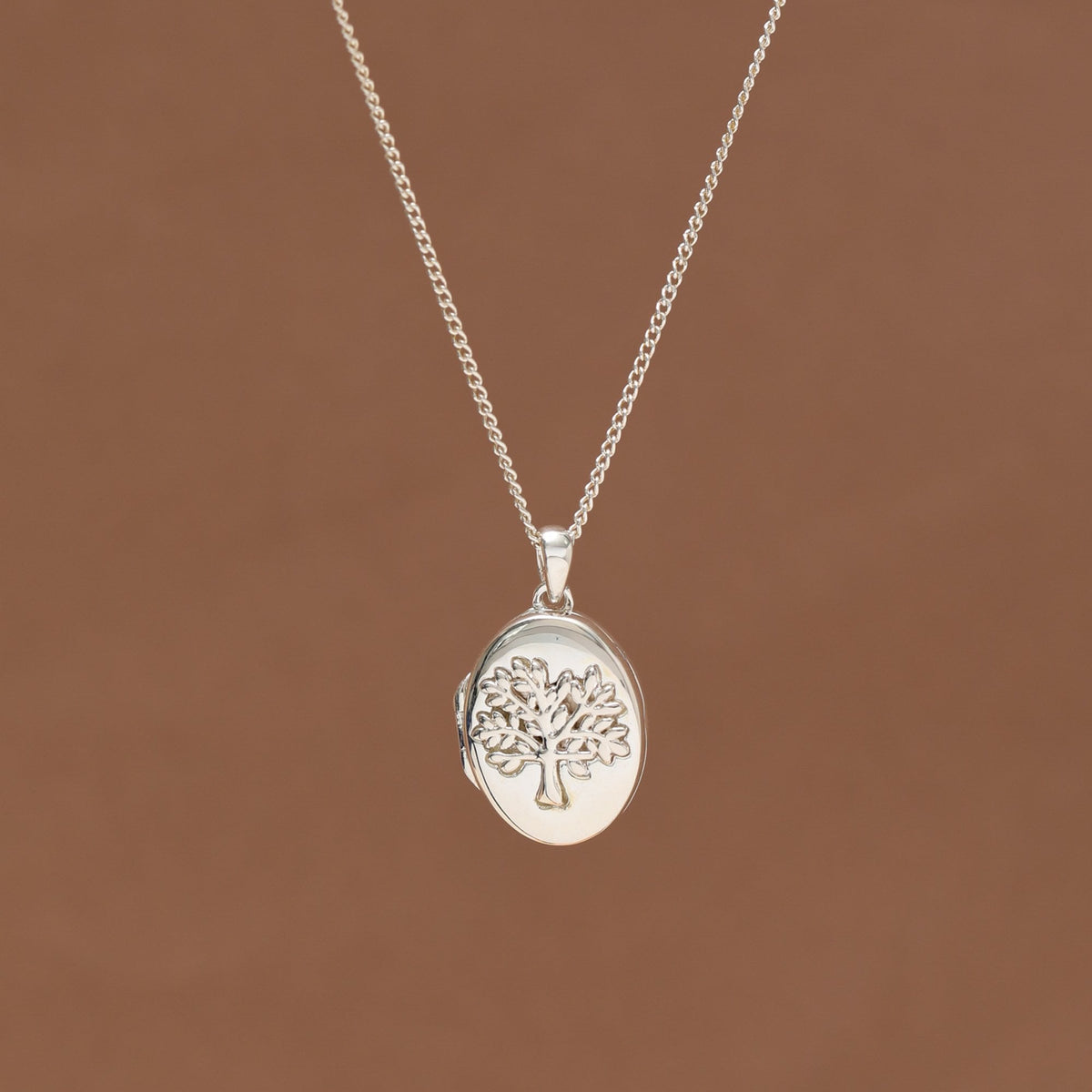 Inicio Sterling Silver Tree Of Love Locket - Gift Pouch