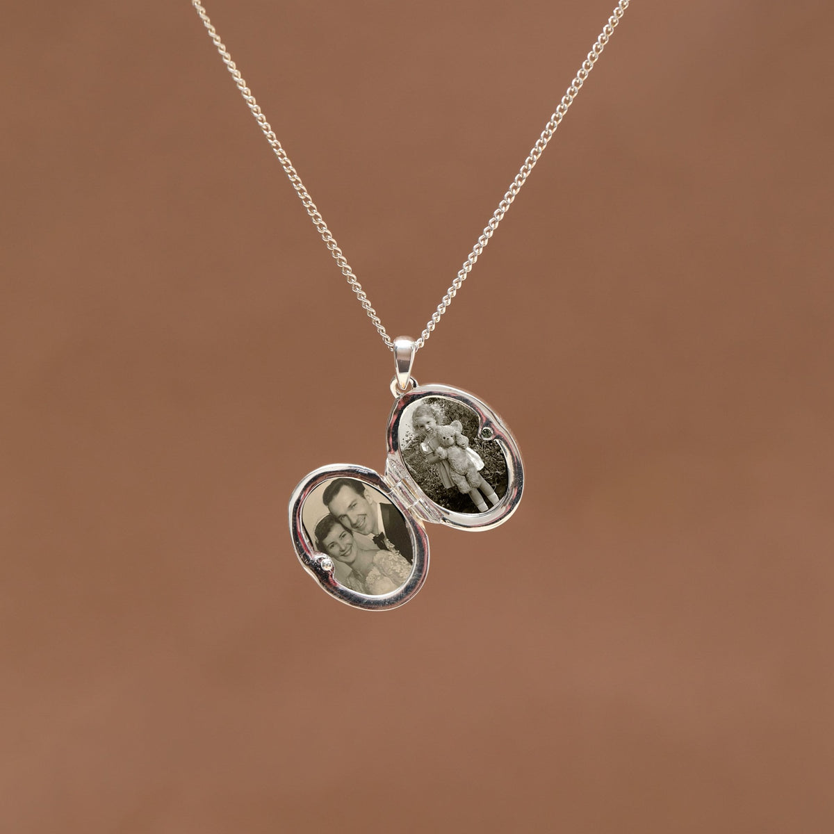 Inicio Sterling Silver Tree Of Love Locket - Gift Pouch