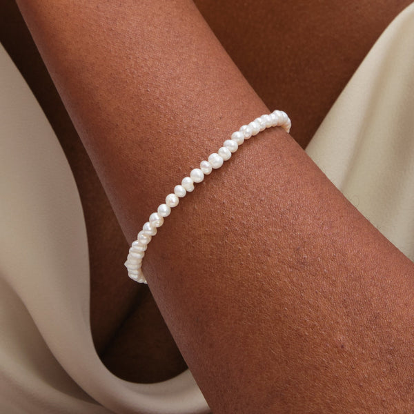 Jon Richard Gold Plated Real Freshwater Seed Pearl Bracelet