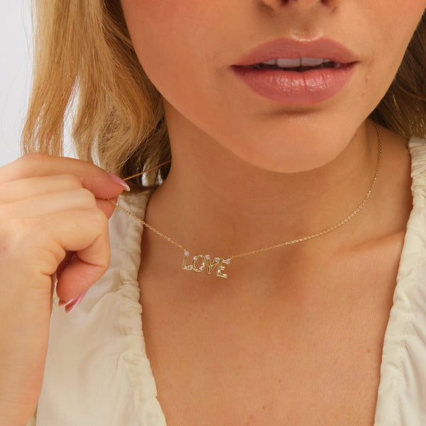 Inicio Gold Plated Love Pendant - Gift Pouch