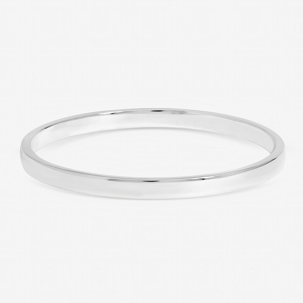 Inicio Sterling Silver Polished Bangle - Gift Pouch