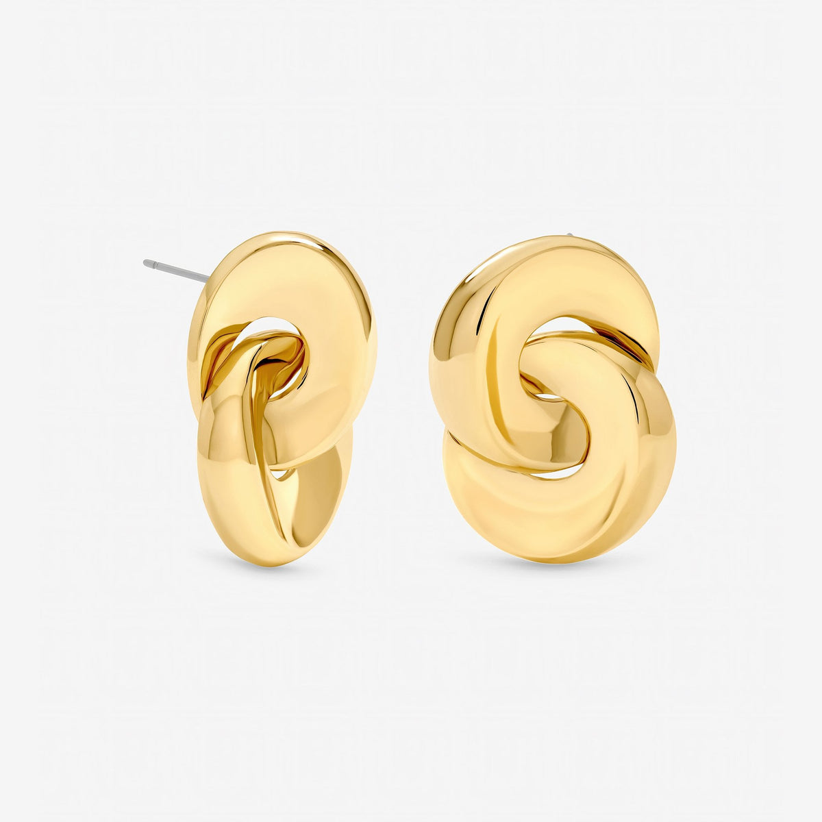 Mood Gold Plated Knotted Earrings