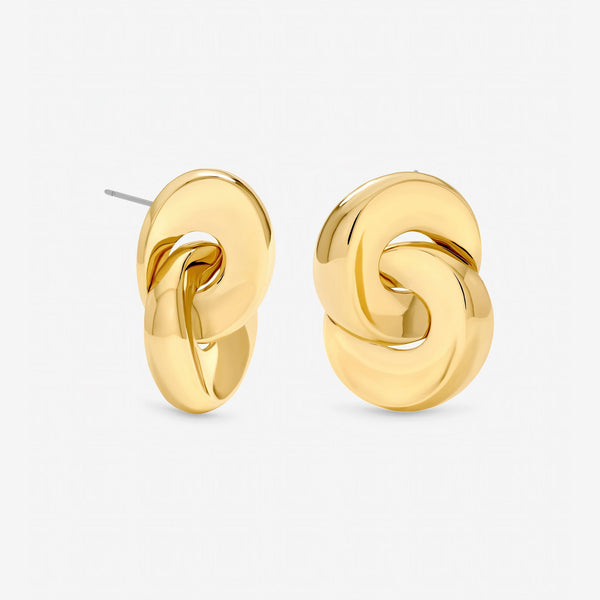 Mood Gold Plated Knotted Earrings