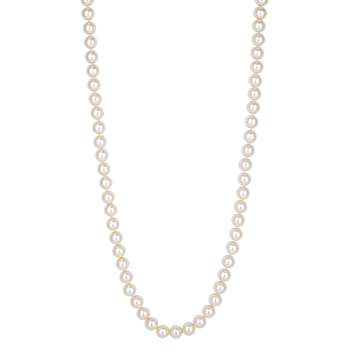 Jon Richard Knotted Cream Pearl Necklace