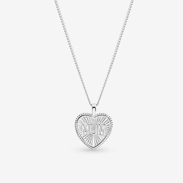 Inicio Sterling Silver Mum Pendant - Gift Pouch
