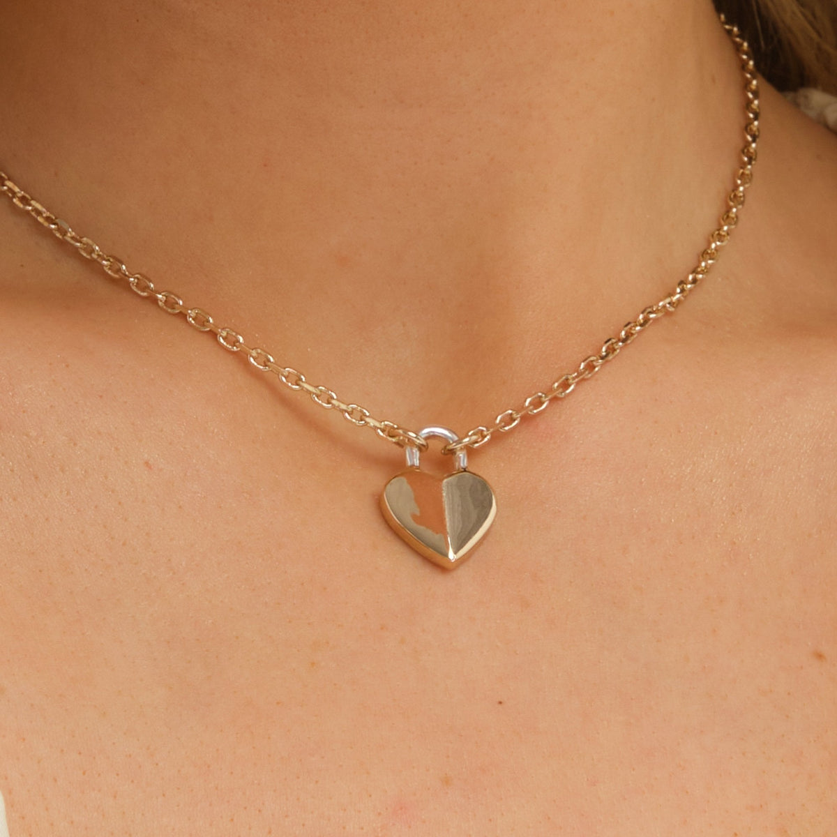 Inicio Two Tone Heart Pendant - Gift Pouch