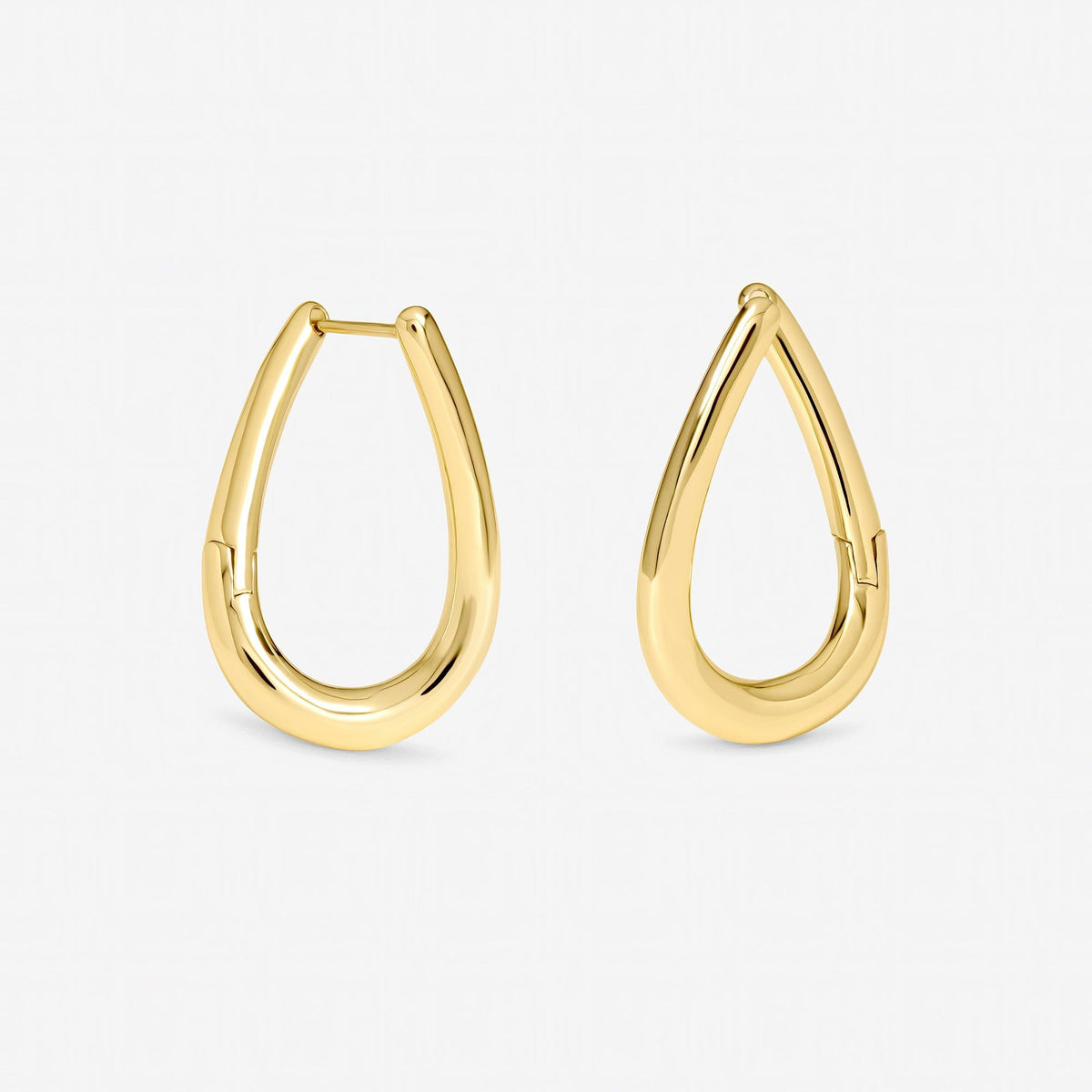Jon Richard Gold Plated Twist Hoop Earrings