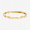 Jon Richard Gold Plated and Crystal Heart Bangle