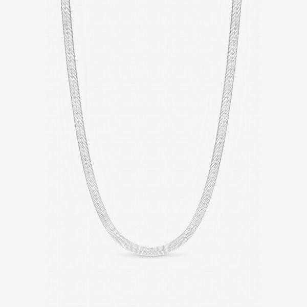 Inicio Sterling Silver Snake Chain Necklace - Gift Pouch