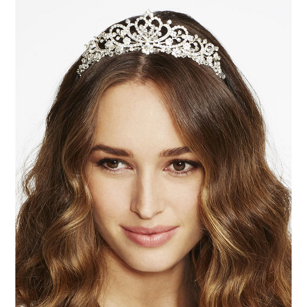 Raised Diamante Tiara