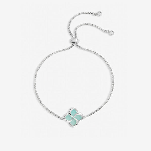 Inicio Sterling Silver Turquoise Clover Toggle Bracelet