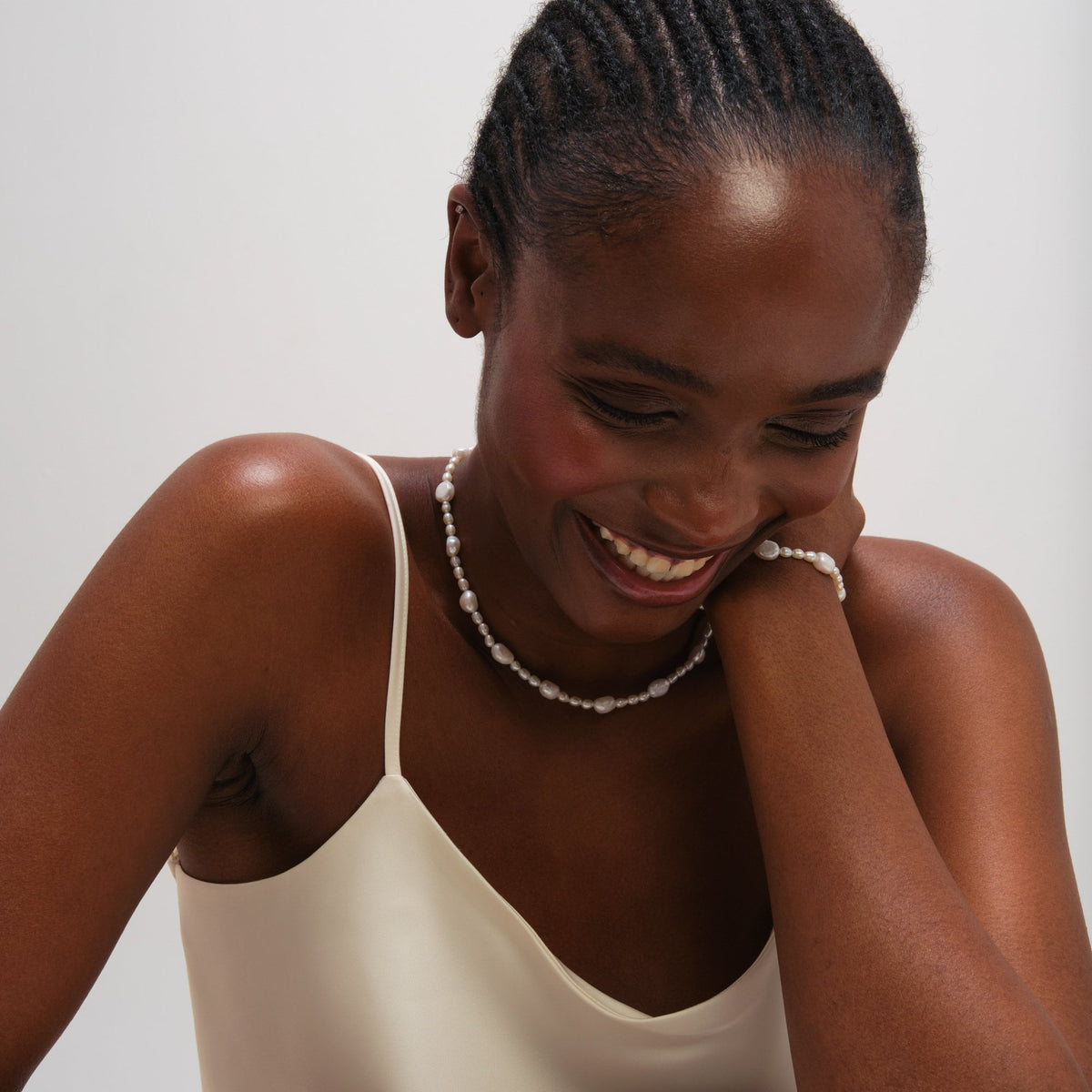 Jon Richard Gold Plated Real Freshwater Pearl Necklace