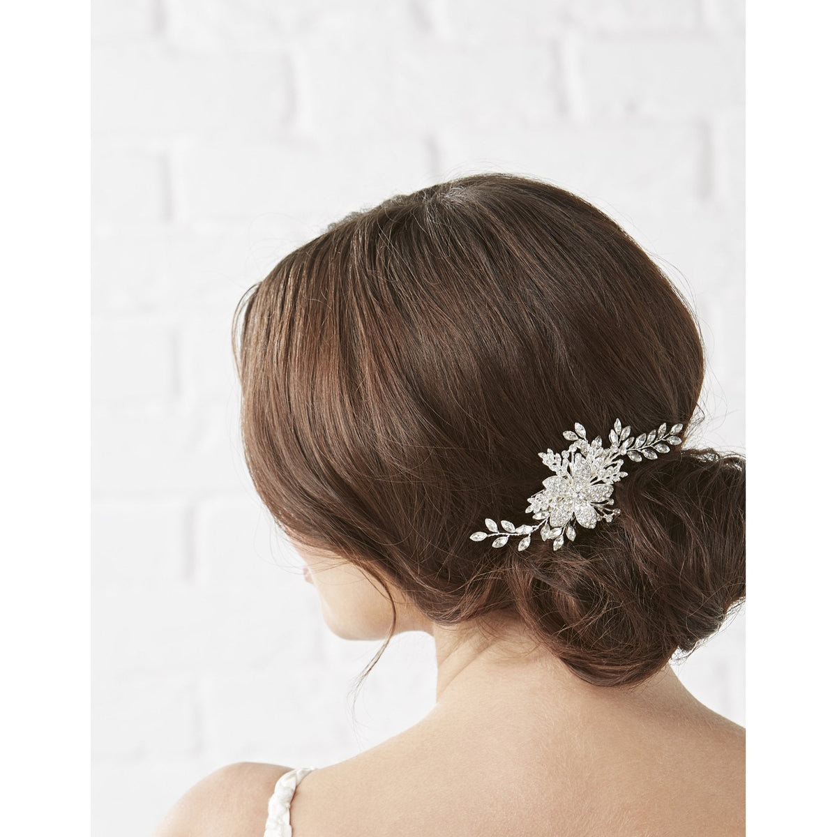 Darcey Pave Leaf Slide