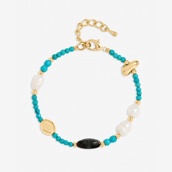 Jon Richard Turquoise Beaded Bracelet