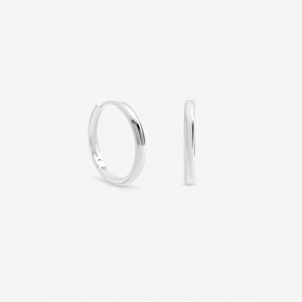 Inicio Sterling Silver Small Sleeper Hoops - Gift Pouch