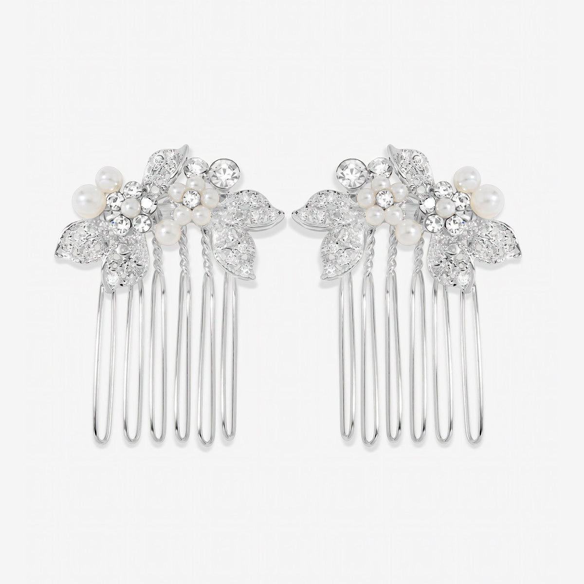 Jessica Mini Floral Comb - 2 Pack