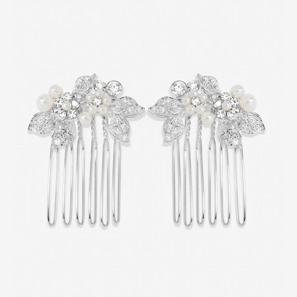 Jessica Mini Floral Comb - 2 Pack