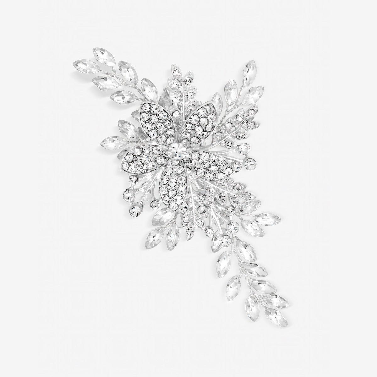 Darcey Pave Leaf Slide