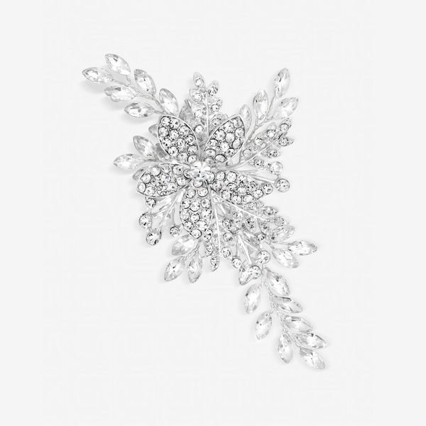 Darcey Pave Leaf Slide