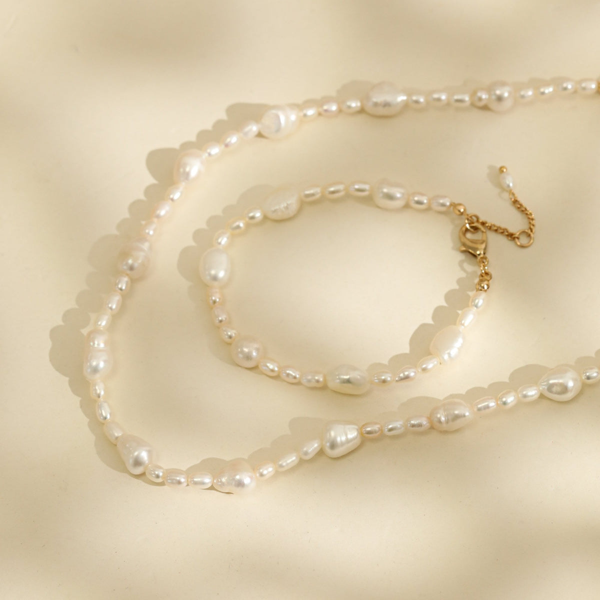 Jon Richard Gold Plated Real Freshwater Pearl Necklace