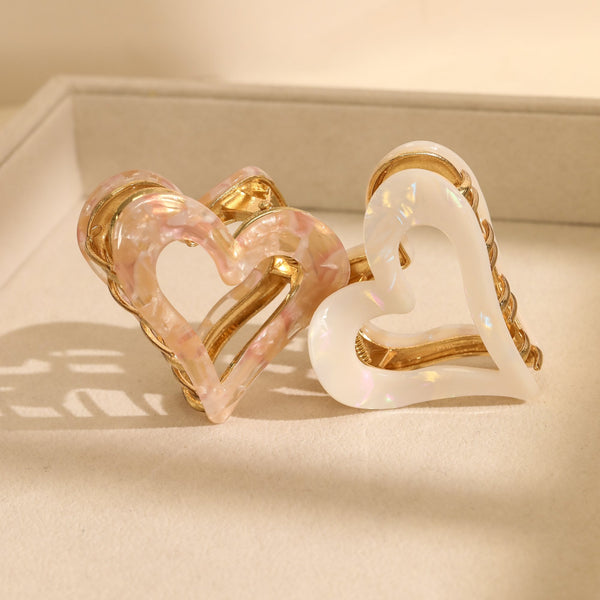Mood Heart Claw Clips - Pack of 2
