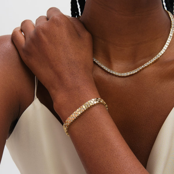 Jon Richard Gold Plated and Crystal Bracelet