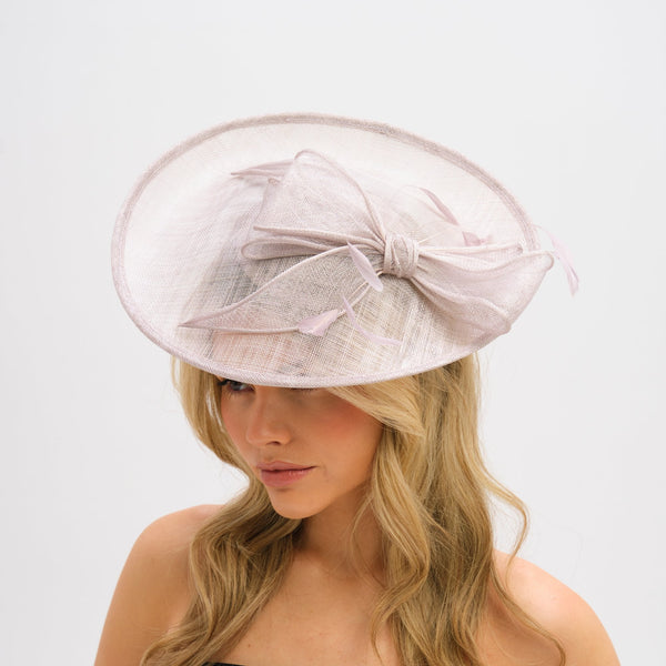 Jon Richard Mink Large Bow Hat Fascinator