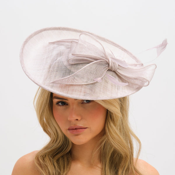 Jon Richard Mink Large Bow Hat Fascinator